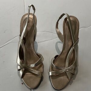 Naturalizer Gold Strappy Women's Sandals 7.5